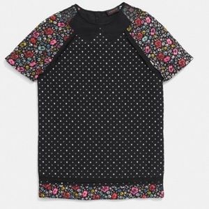 1941 coach skull floral top